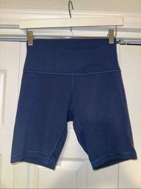 Lululemon Navy Biker Shorts (6 inch length)